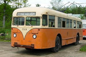 Orange 713 Bus