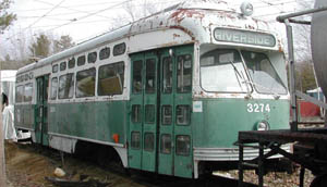 Green trolley 3274