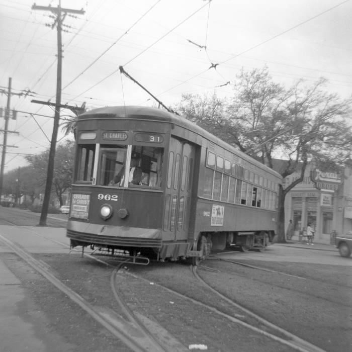 966 Trolley Historical Photo