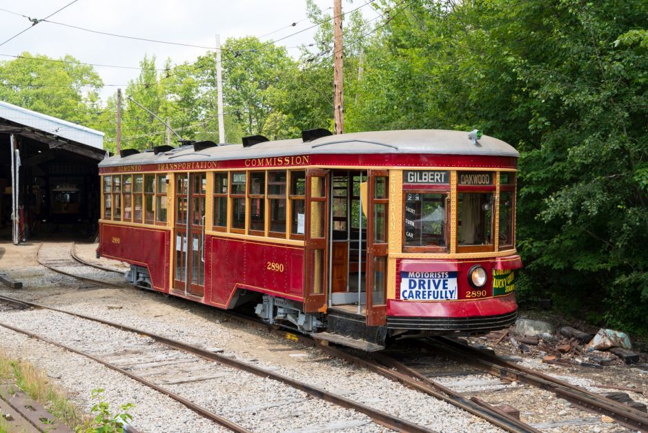 Red trolley
