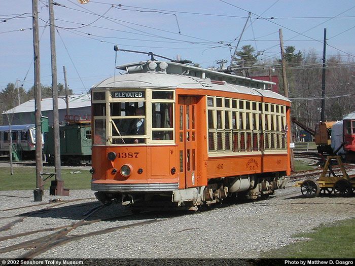Orange trolley left side
