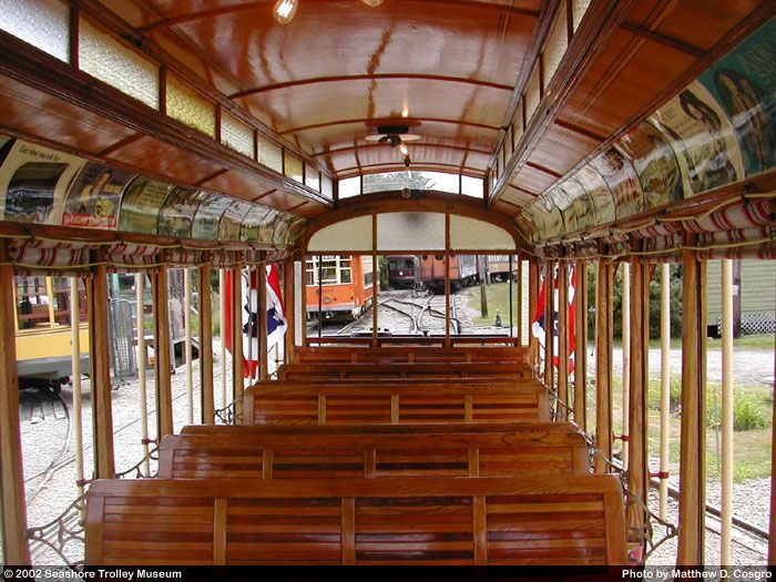 Biddeford trolley interior