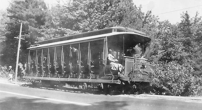 Biddeford trolley historic photo