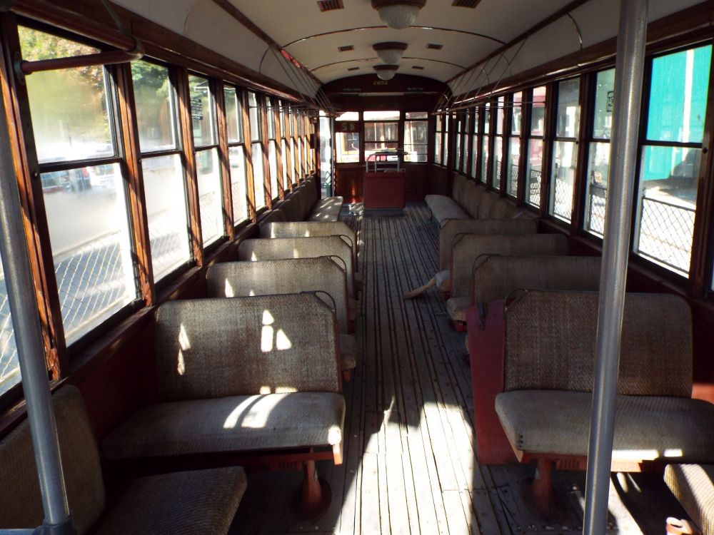 Green Trolley 2652 Seating from front