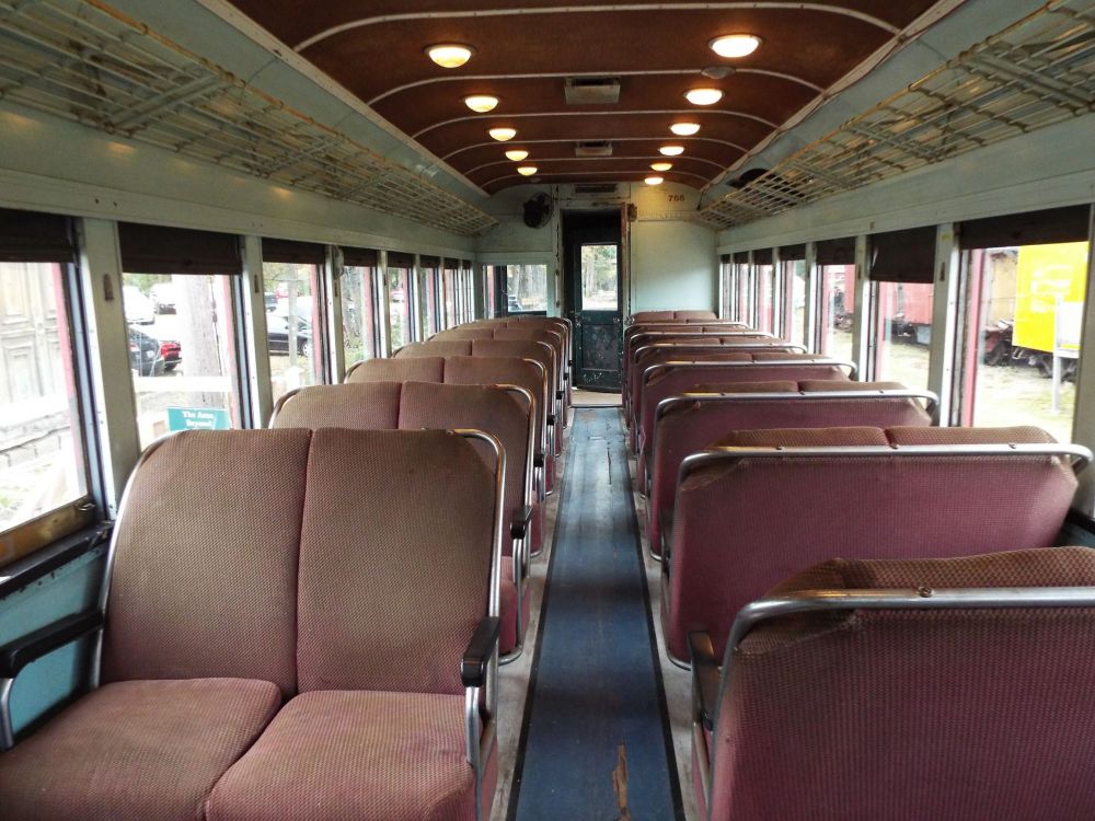 Red 755 Trolley interior