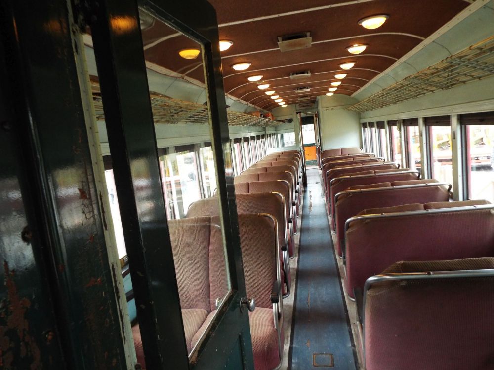 Red 755 Trolley interior
