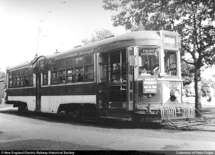 Rochester NY trolley 1213 historic photo
