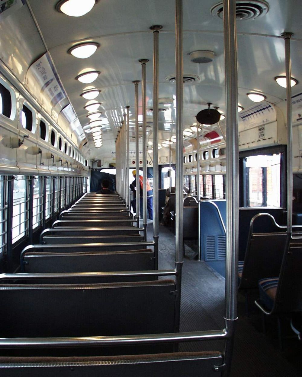 White trolley 5 interior