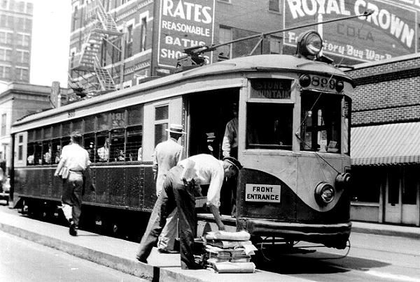 Atlanta Trolley 876 historic photo