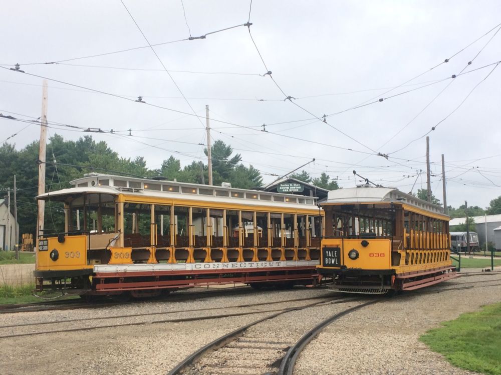 Yellow trolley 303