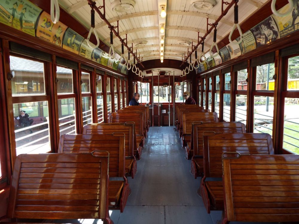 Green 434 Trolley interior