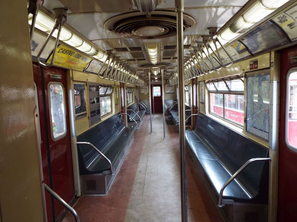 New York Subway 9327 interior