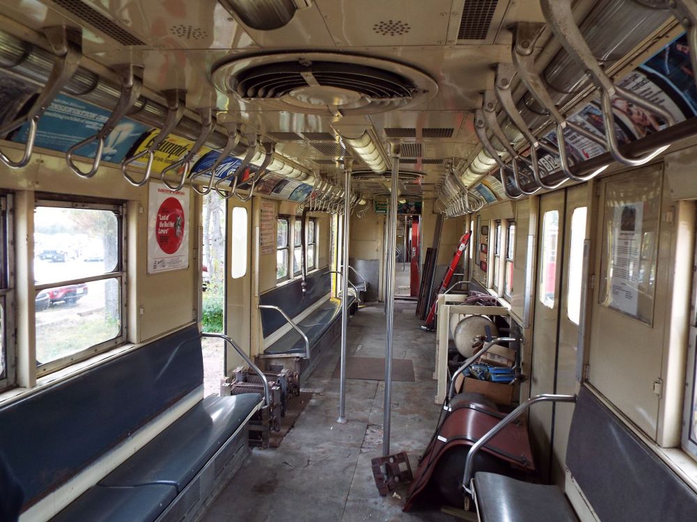 New York Subway 7371 interior