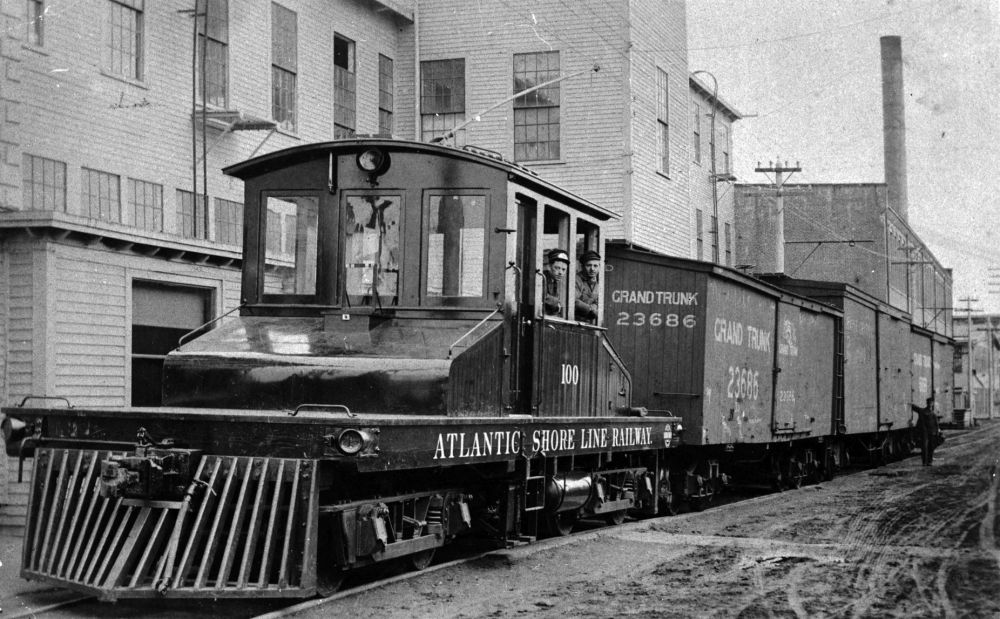 Atlantic Shore Line Locomotive historic photo